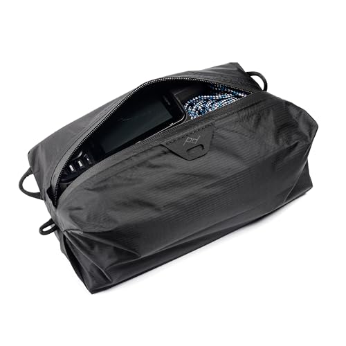 Peak Design Ultralight Terra Shell Packing Cube Bundle, Black, Travel Cubes with Strap Attachment Points and Luggage Pass Through, Zipper Opening, Travel Organizer for Men and Women, Sizes XXS, XS, S