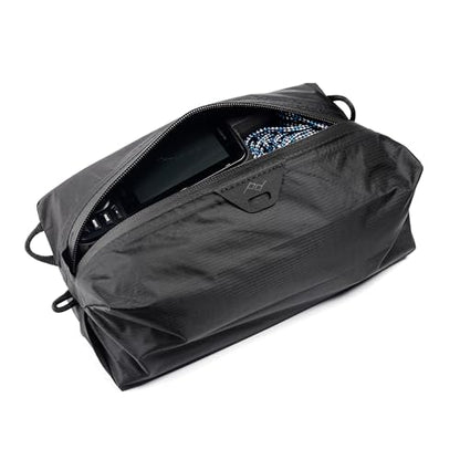 Peak Design Ultralight Terra Shell Packing Cube Bundle, Black, Travel Cubes with Strap Attachment Points and Luggage Pass Through, Zipper Opening, Travel Organizer for Men and Women, Sizes XXS, XS, S