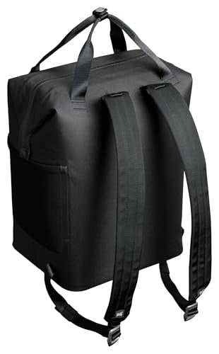 Stanley All Day Madeleine Backpack Soft Cooler 20 Can Cooler with Handle and Shoulder Straps Insulated Travel Bag with Zipper BPA-Free - color: Black, style: Mini