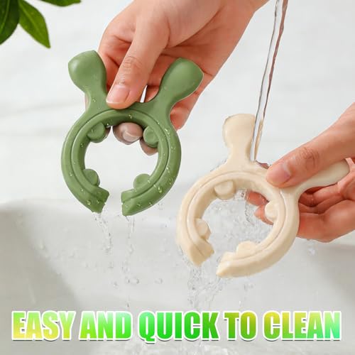 Multifunction Silicone Pot Handle Spatula Rack, 2026 Non-Slip Spoon Holder, Kitchen Gadgets, Steam Releaser,Utensil Anti Scalding Pot Clip for Cooking Accessories (1, 3 Color)