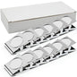 Magnetic Clips, 2.12 inches Heavy Duty Metal Magnet Clips for Hanging, 12 Pack Extra Strong Large Magnetic Clips for Whiteboard, Classroom, Office, Refrigerator - size: 2.12"- 12 Pieces