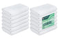White Bath Towels (Pack of 12, 22x44 Inches) - Economy, Lightweight, Quick Drying - Bulk Sets for Commercial Uses, Gym, Salon, Spa & Hair - color: White, size: Bath Towel - Pack of 12 - 22x44