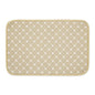 Bone Dry Machine Washable, Ultra Absorbent Pet Mat, 12x18, Taupe Trellis Print - color: Taupe Trellis Print, size: 12"L x 18"W