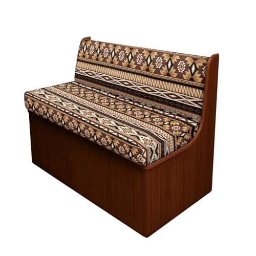 RV Dinette Cushion Covers Aztec Geometric Tribal RV Booth Seat Covers Stretch Washable Camper Couch Covers for Sofa Bed Including 1 Backrest & 1 Bench Cover - color: Aztec Geometric Tribal