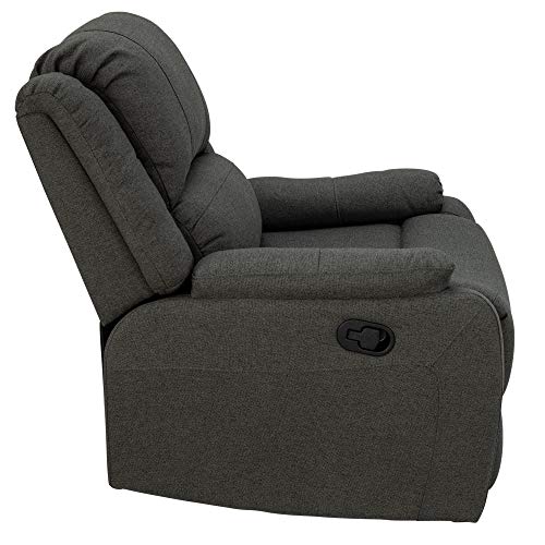 RecPro Charles Collection | 30" Zero Wall Wall Hugger Recliner | Slideout RV Living Room Chair | Cloth (Fossil, 1 Chair) - color: Fossil, size: 1 Chair