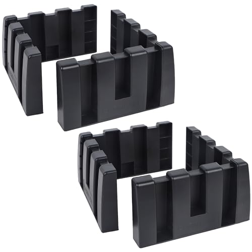YOFIT Multipurpose Cargo Organizer Blocks Car Trunk Storage Organizer Blocks, Should Be Used with Wool Trunk's Carpet for Car/Truck/SUV/Van, Set of 4