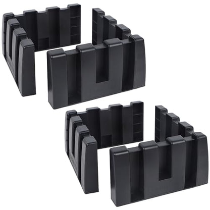 YOFIT Multipurpose Cargo Organizer Blocks Car Trunk Storage Organizer Blocks, Should Be Used with Wool Trunk's Carpet for Car/Truck/SUV/Van, Set of 4