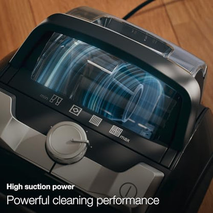 Miele Boost CX1 PowerLine SNRF0 Bagless Canister Vacuum Cleaner in Lotus White, Compact - color: Lotus White
