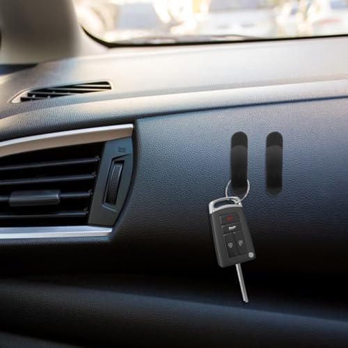 FAVOMOTO 4PCS Car Mini Hooks, Plastic Adhesive Car Dashboard Hook Seatback Organizer Vehicle Interior Accessories Stickers for Key Earphone Charging Cable