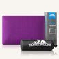 Travel Pillow Memory Foam Pillows, Camping Pillow-Compressible Medium Firm, Breathable Cover, Ideal Backpacking Hiking, Bed Pillows, Airplane and Car (Purple, S) - color: Purple, size: S-15.7*9.8in