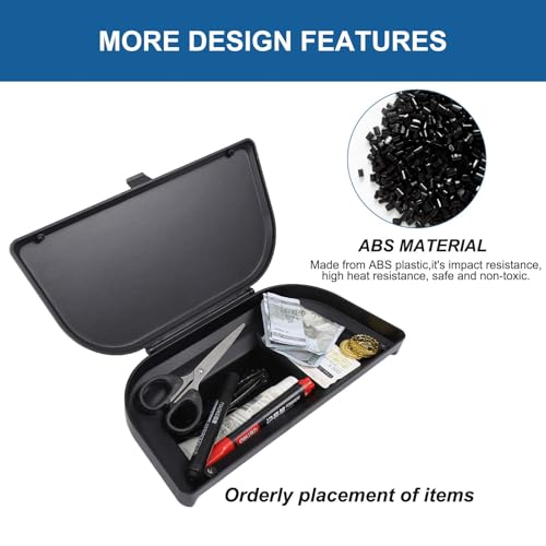 TOYCIDFG Dashboard Storage Organizer Tray with Lid for Ford Maverick 2022-2024, Behind Screen Pocket Organizer Insert Accessories