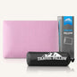 Travel Pillow Memory Foam Pillows, Camping Pillow-Compressible Medium Firm, Breathable Cover, Ideal Backpacking Hiking, Bed Pillows, Airplane and Car (Apricot Pink, M) - color: Apricot Pink, size: M-17.7*11.8in