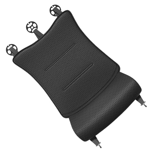 Vehicle Seat Cushion - Adjustable Car Leg Extender, Ergonomic Memory Foam Pad, Comfortable Support Pillow | Travel Accessory for Driver Men Women SUV Sedan Truck RV Long Driving Comfort Use - color: Black