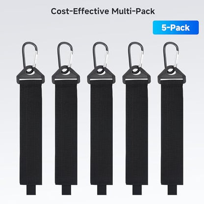 Cable Matters 5-Pack Heavy Duty Extension Cord Organizer Straps with Metal Buckle, 80 lbs Load Capacity, Extension Cord Holder with 13 x 1.5 Inch Hook-and-Loop Straps