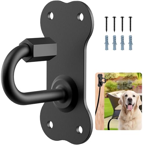BeneLabel Wall Mounted Dog Leash Holder for Wall Pet Leash Wall Hook Carbon Steel Dog Leash Hangers for Secure Pet Leash for Indoor and Outdoor Use - color: A - dog leash hook