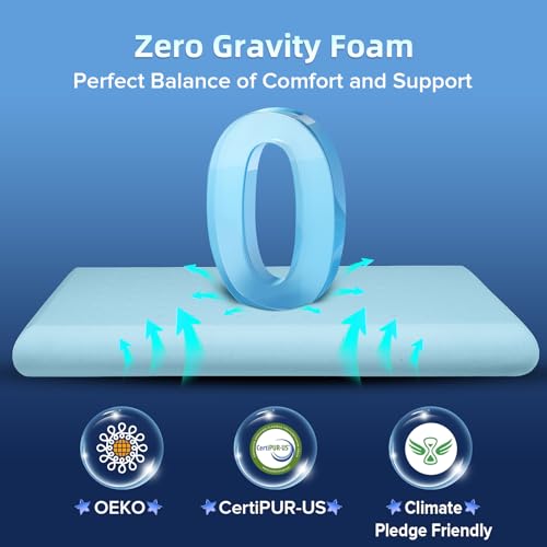 SUPA MODERN Stomach Sleeping Pillows for Back & Stomach Sleeper, Flat Soft Pillows for Sleeping Thin Memory Foam Pillow,Cooling Ultra Low Profile Memory Foam Pillow 1.75-Inches - size: Ultra Slim (1.75-Inch Height)