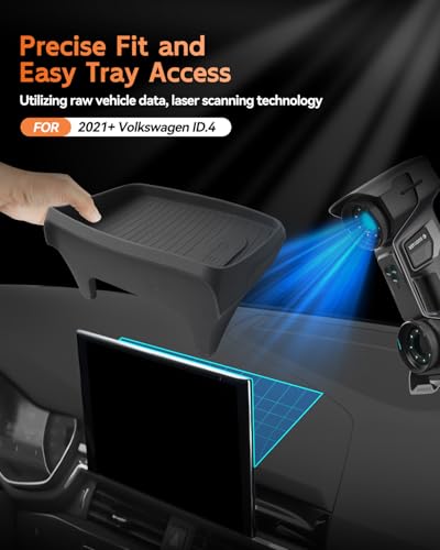 CDEFG Dashboard Organizer Tray for Audi A4L/A4/S4 (2020-2025), A5/S5/Q5/Q5L (2021-2025)- Behind Screen Dash Storage Tray Silicone Accessories