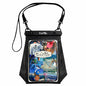 Salt Life Large Waterproof Phone Pouch Bag – IPX8 100% Waterproof Protection, Extra Storage Phone Dry Bag with Touchscreen Clear Window, Secure Seal Closure & Lanyard for Beach & Water Sports - color: Black
