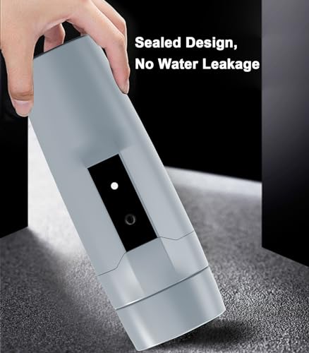 Portable Electric Kettle Boiler, Small Electric Travel Kettle, 300W Fast Water Heater, Mini Electric Tea Coffee Mug for Hotels/Offices/RVs, Automatic Shut-Off & Restart, Elegant Gray - color: Gray 110V/350ml