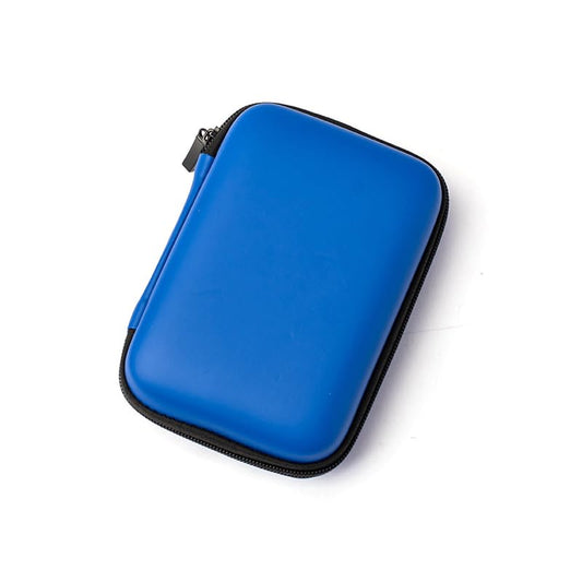 EVA Waterproof Portable Zipper Storage Bag, Multi-Purpose Organizer for Travel & Daily Use (Blue) - color: Blue