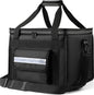 MyLifeUNIT Insulated Cooler Bag for Food & Pizza Delivery Bag Suitable for Car, Bike, Camping, Picnic, Beach, Large Size - size: 50 Cans