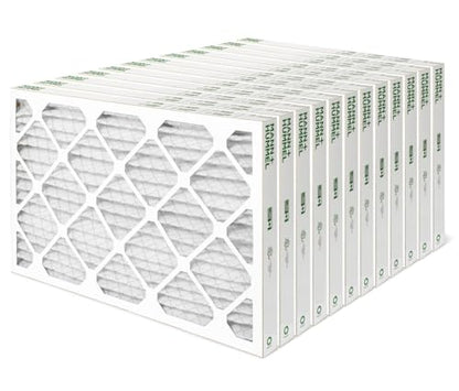 Mann+Hummel 16x25x2 MERV 8 Pleated HVAC AC Furnace Air Filters. Case of 12. (Exact Size: 15.5 x 24.5 x 1.75 Inches), white - style: 16 x 25 x 2