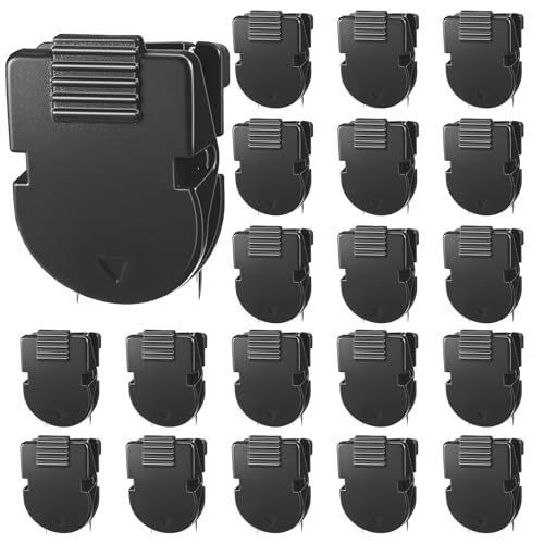 Molain 20PCS Cubicle Clips, Fabric Panel Cubicle Accessories Plastic Clips | Wall Clip, Plastic Fabric Clips, for Hanging Notes, Photos, Memos, Data Cables