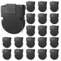 Molain 20PCS Cubicle Clips, Fabric Panel Cubicle Accessories Plastic Clips | Wall Clip, Plastic Fabric Clips, for Hanging Notes, Photos, Memos, Data Cables