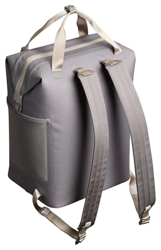 Stanley All Day Madeleine Backpack Soft Cooler 20 Can Cooler with Handle and Shoulder Straps Insulated Travel Bag with Zipper BPA-Free - color: Stone, style: Mini