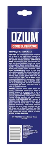 OZIUM® Air Freshener Odor Eliminator, 2oz Single Shot Total Air Refresh & Car Air Freshener – Original – 4 Pack