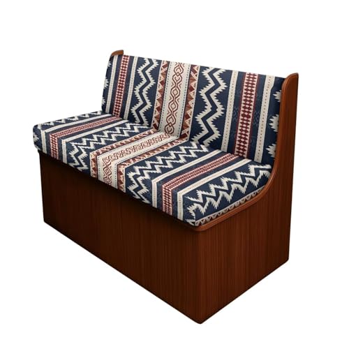 RV Dinette Cushion Covers Booth Set Aztec Tribal Geometric Stripe Camper Cushion Covers Couch Cover Stretch Washable RV Bench Seat Covers for Dinette - color: Aztec Tribal Geometric Stripe