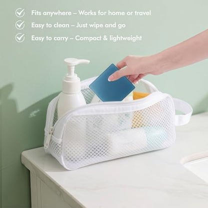 Soap Container, Shower Square Bar Holder Fit Handmade Soap, Travel Soap Case (Light Blue) - color: Light Blue
