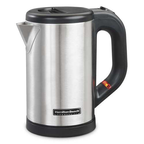 Hamilton Beach® Commercial Hospitality 0.5 Liter Stainless Steel Electric Hot Water Tea Kettle HKE050