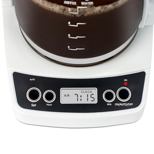 Capresso 5-Cup Mini Drip Coffee Maker, White - color: White