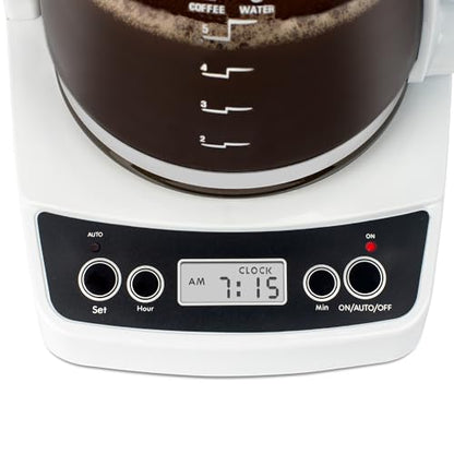 Capresso 5-Cup Mini Drip Coffee Maker, White - color: White