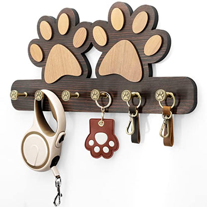 MTERSN Key Holder for Wall - color: Dark Brown