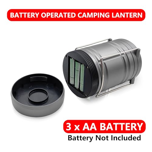 LED Camping Lantern ,Battery Powered Hanging Emergency Lantern for Camping Power Outages,4-Pack