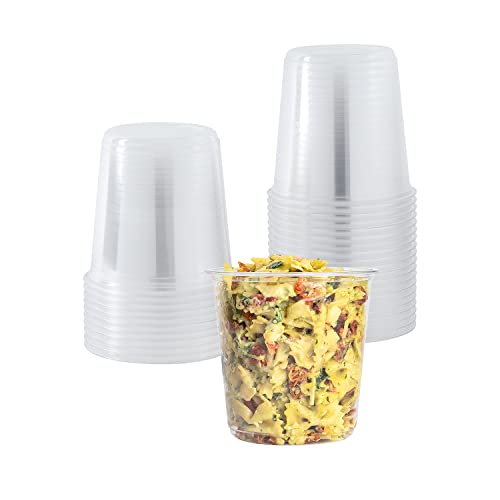 Karat 24oz PET Round Deli Container (117mm), FP-DC24-PET - 500 ct - size: 24oz