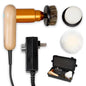 Smart Shoe Polisher Kit, 75W Electric Shoe Polisher with Adjustable Speed, Automatic Shoe Shine Kit , Portable Leather Care Cleaning Kit for Shoes, Boots,Bags, Sofa (Muticolor)