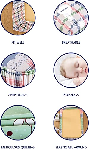 Happy Camping Fitted Sheet Queen Size for Boys Kids Teens, Camper Bedding Set, Rustic Farmhouse Style Fitted Bed Sheets, Sketch Drawing Camper Bedding, Camping Car Sheet with Deep Pocket, Blue - color: Multi 0218, size: Queen (No Top/Flat Sheet)