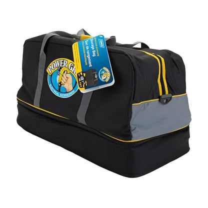 Camco Power Grip Electrical Accessory Bag with Adapter Storage Storage Duffel Secures PowerGrip Extension Cords and Accessories (55014), Black