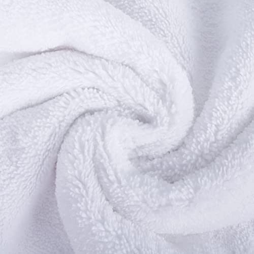 POLYTE Quick Dry Lint Free Microfiber Bath Sheet, 35 x 70 in, Pack of 2 (White) - color: White