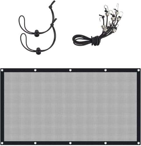 Dog Car Barrier Vehicle Pet Barrier Backseat Mesh Dog Car Divider Net with Adjusting Rope and Hook Suitable for SUV Pickup and Small Car (43in x 23.6in) - size: 43 x 23.6 Inch