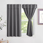 NICETOWN No Drill Thermal Insulated Curtain Grey 42" W x 63" L, Self-Adhesive Adjustable Privacy Blackout Window Cover for Bedroom, Living Room & Rental Apartment, 1 Panel - color: Grey, size: 42"W x 63"L (Pack of 1)