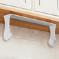 Paper Towel Holder Under Cabinet, Adhesive or Screw Mount, Fits Standard & Mega Rolls, Wall Mount Rack for Kitchen, Bathroom, RV, White - color: White