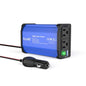 ALLWEI 300W Car Power Inverter, DC 12V to 110V AC Converter Car Plug Adapter Outlet with 27W PD USB-C & 18W USB-A Fast Charge, Car Cigarette Lighter Car Charger for Phone, Laptop on Road Trip -Blue - color: PD27W-Blue