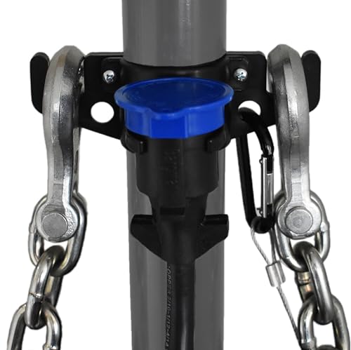 GR Innovations HitchBoss 7-Way - Towing Organizer for Manual/Electric 2” & 2 ¼” Trailer Hitch - Easy Install RV Accessories - Side Hooks, Cable & Harness Holder - Made in USA - size: 7 Way