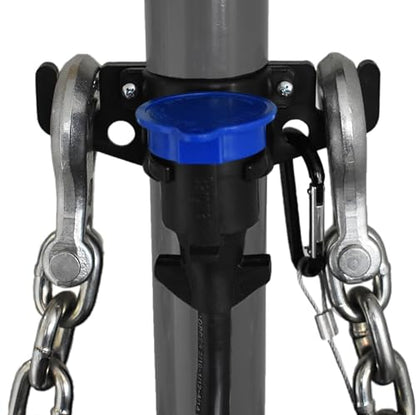 GR Innovations HitchBoss 7-Way - Towing Organizer for Manual/Electric 2” & 2 ¼” Trailer Hitch - Easy Install RV Accessories - Side Hooks, Cable & Harness Holder - Made in USA - size: 7 Way