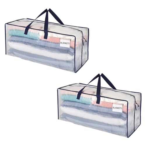 VENO 2 Pack Heavy Duty Moving Bags with Backpack Straps, Zippers & Handles, Extra Large Packing Bags for College Dorm Essentials, Moving Supplies Alternative to Cardboard Moving Boxes - color: Clear, size: 2 Pack