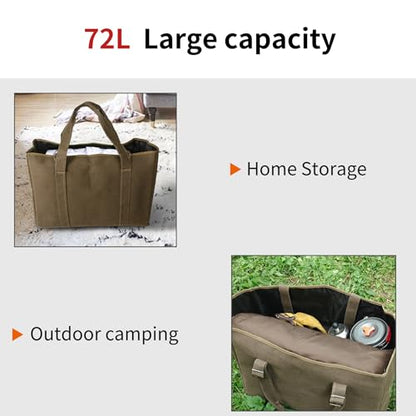 Large Military Duffle Bag Tactical Camping Storage Bag Utility Tote Bag Camping Kitchen Organizer with Deployment Cargo Bag Travel Sports Equipment(Khaki,Small 23.62”x11.81”x15.75”) - size: Small 23.62”x11.81”x15.75”